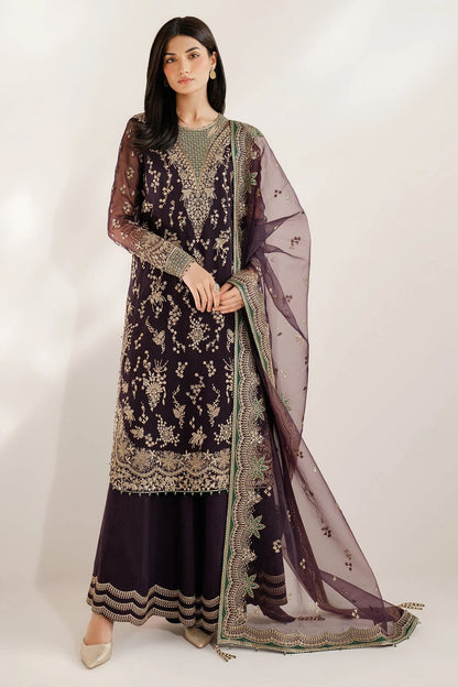 UC-3078 features intricate embroidery, organza dupatta, and rawsilk bottom—crafted for timeless elegance. Perfect for festive, party, or formal occasions.