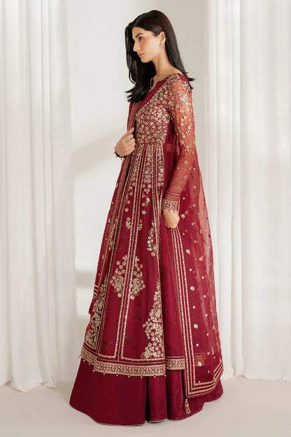 Embrace elegance with digital printed chiffon, organza dupatta, and rawsilk bottom. UC-3080 is perfect for formal events, festive wear, or special occasions.