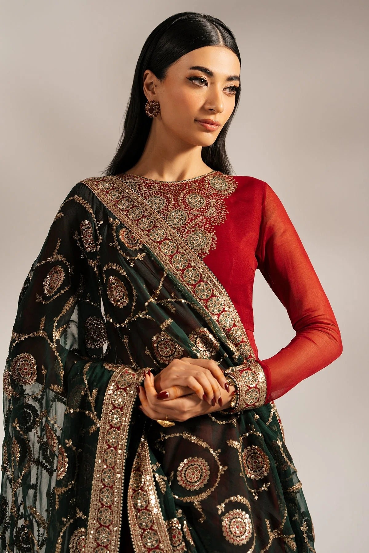JAZMIN | LUXURY FORMALS | EMBROIDERED CHIFFON UC-3074