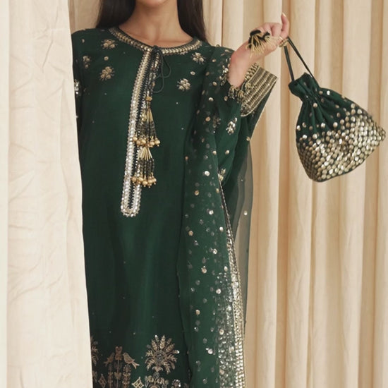 Shop JAZMIN Formals Embroidered Raw Silk UR-7003 at Raz Ruya! Huge discounts on luxury Pakistani designer wear. Fast delivery to UK, USA & Canada. End-of-Year & New Year Sale!
