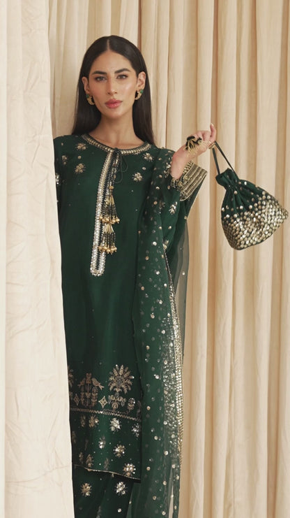 Shop JAZMIN Formals Embroidered Raw Silk UR-7003 at Raz Ruya! Huge discounts on luxury Pakistani designer wear. Fast delivery to UK, USA & Canada. End-of-Year & New Year Sale!