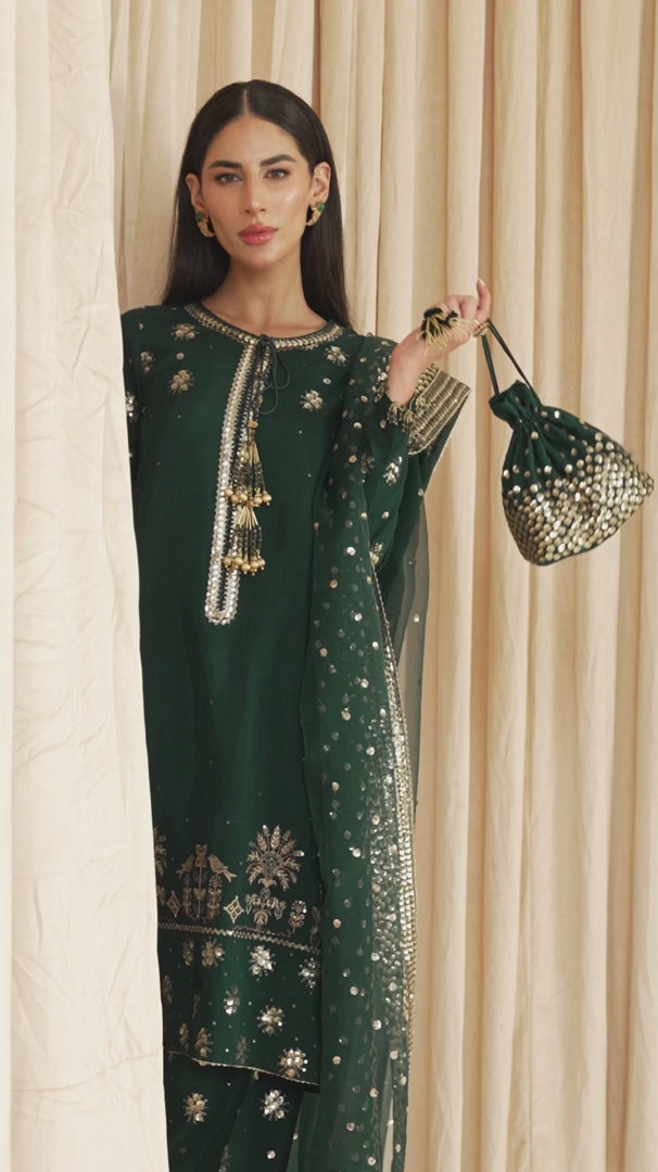Shop JAZMIN Formals Embroidered Raw Silk UR-7003 at Raz Ruya! Huge discounts on luxury Pakistani designer wear. Fast delivery to UK, USA & Canada. End-of-Year & New Year Sale!