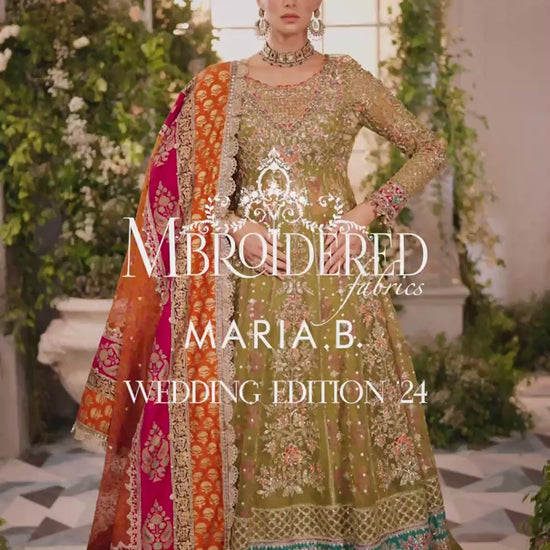 Buy MARIA B | WEDDING EDITION '24 | 3 Piece Embroidered Organza Suit | BD-2906 | UK USA & CANADA Pakistani Garara Suits online in the USA and UK with customization. Shop top brands like Maria B Wedding Dresses and trending Pakistani Wedding Dresses Birmingham. Find MARIA B Sale dresses stitched in UK, USA, Canada. RAZ RUYA women's clothing store offers luxury Pakistani designer brand clothing, bridal shop wear, and party outfits with fast delivery and top quality.