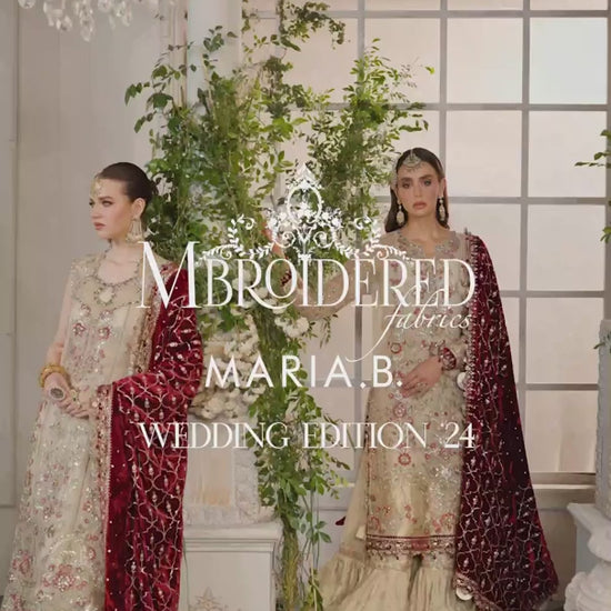 Buy MARIA B | WEDDING EDITION '24 | 3 Piece Embroidered Organza Suit | BD-2905 | UK USA & CANADA Pakistani Garara Suits online in the USA and UK with customization. Shop top brands like Maria B Wedding Dresses and trending Pakistani Wedding Dresses Birmingham. Find MARIA B Sale dresses stitched in UK, USA, Canada. RAZ RUYA women's clothing store offers luxury Pakistani designer brand clothing, bridal shop wear, and party outfits with fast delivery and top quality.