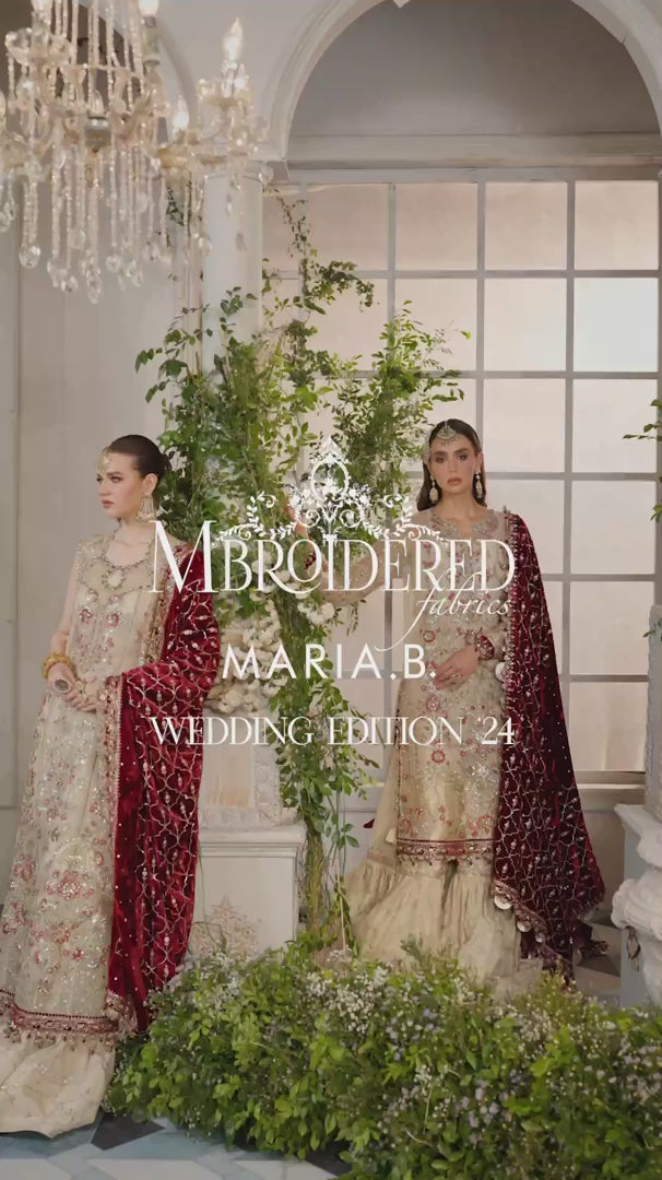 Buy MARIA B | WEDDING EDITION '24 | 3 Piece Embroidered Organza Suit | BD-2905 | UK USA & CANADA Pakistani Garara Suits online in the USA and UK with customization. Shop top brands like Maria B Wedding Dresses and trending Pakistani Wedding Dresses Birmingham. Find MARIA B Sale dresses stitched in UK, USA, Canada. RAZ RUYA women's clothing store offers luxury Pakistani designer brand clothing, bridal shop wear, and party outfits with fast delivery and top quality.