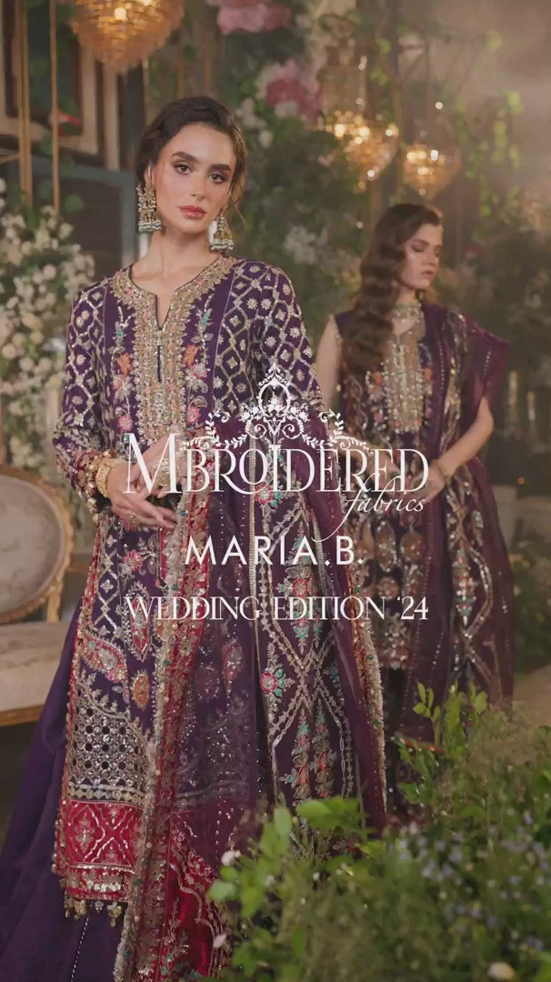 Buy MARIA B | WEDDING EDITION '24 | 3 Piece Embroidered Organza Suit | BD-2903 | UK USA & CANADA Pakistani Garara Suits online in the USA and UK with customization. Shop top brands like Maria B Wedding Dresses and trending Pakistani Wedding Dresses Birmingham. Find MARIA B Sale dresses stitched in UK, USA, Canada. RAZ RUYA women's clothing store offers luxury Pakistani designer brand clothing, bridal shop wear, and party outfits with fast delivery and top quality.